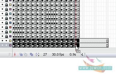 Flash cs3教程：人物行走動畫制作技巧,PS教程,思緣教程網(wǎng)