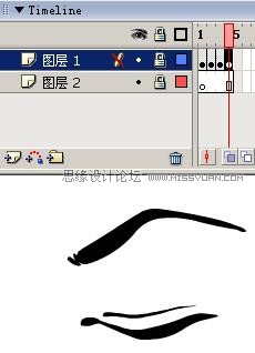 Flash制作卡通人物眨眼動畫的方法,PS教程,思緣教程網(wǎng)