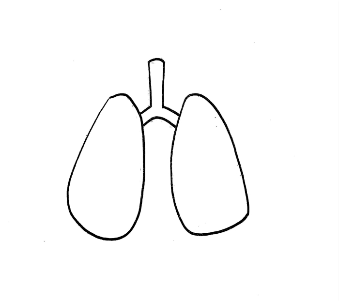 肺炎簡(jiǎn)筆畫(huà)