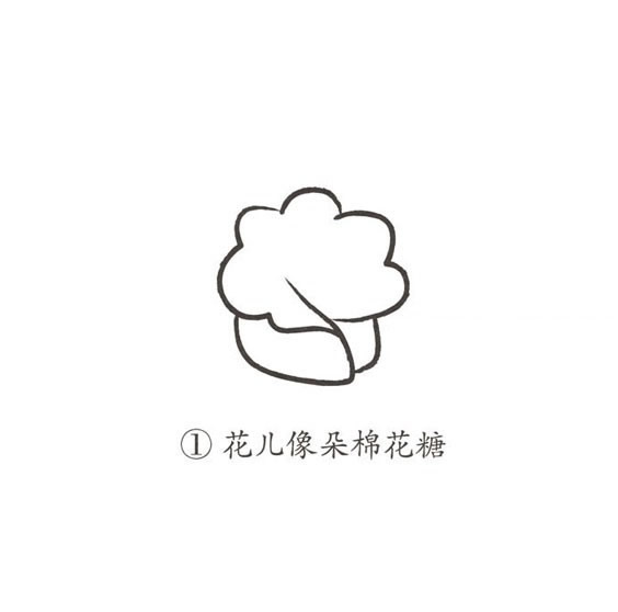 玫瑰花簡(jiǎn)筆畫(huà)畫(huà)法圖片